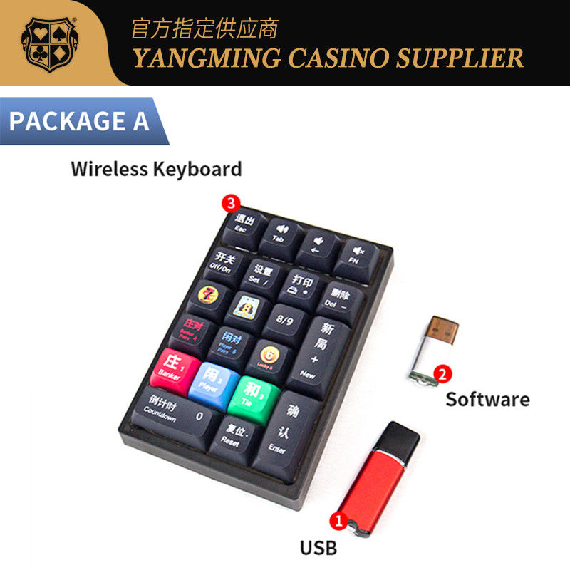 Qualidade 3 em 1 jogo combinado com sistema de software de baccarat jogo de mesa de pôquer ao vivo stand-alone Dew software de sistema único fábrica