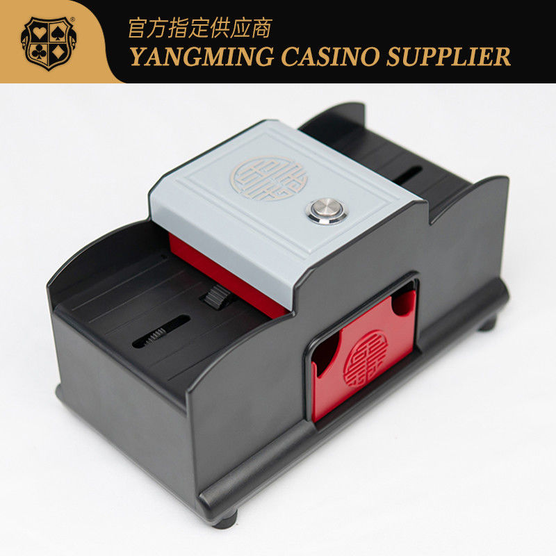 Jakość 2 talii z napędem na baterie Dwufunkcyjny Poker Shuffler Baccarat Texas Amusement Game Table Shuffler fabryka