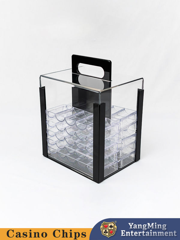 Qualità 1000 grado Chips With Acrylic Display Case ceramico del casinò del Se 10g della mazza del rotolo di Ct fabbrica