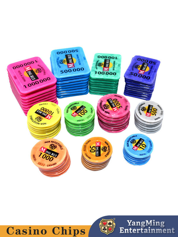 Quality Newest Products Shell Pattern Acrylic RFID Chips Intelligent Identification Chip Poker Table Game factory