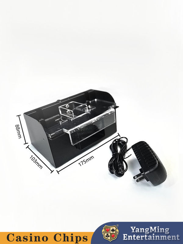 Jakość Ekskluzywne kasyno Deluxe Automatyczny 1-2 Deck Playing Card Shuffler Baccarat Poker Table Discard Shuffler fabryka