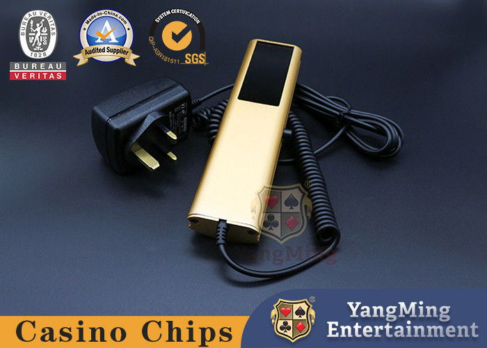 Qualität Zertifizierte Fabrik Custom Gold Glücksspiel UV Chips Checker RFID Poker Chips Lila Licht Sicherheits-Kern Detektor Fabrik