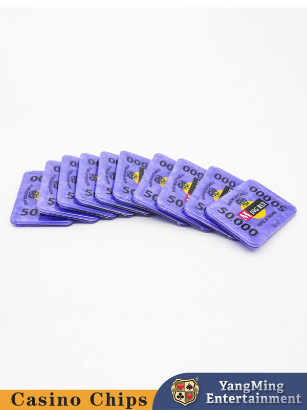 Qualidade ABS RFID Chips de jogo Monte Carlo Blackjack Chips de poker com número de segurança Uso para clube de casino fábrica