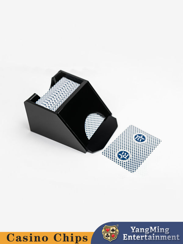 Качество Один ботинок покера карты палубы акриловый для настольных игр блэкджека и баккара фабрика