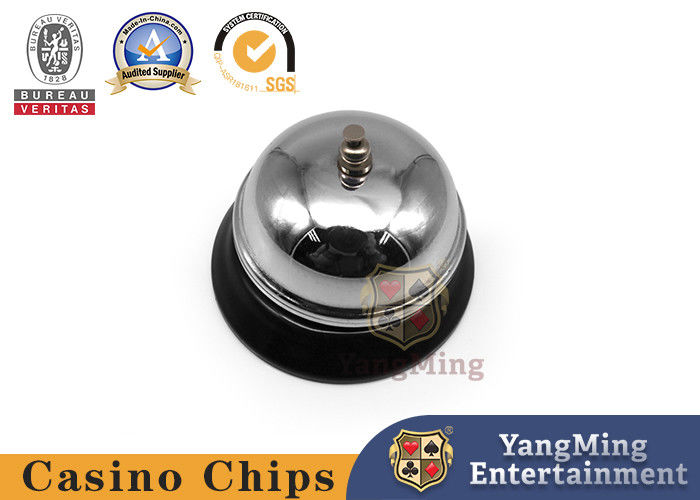 Qualité 60 - certification de GV adaptée aux besoins du client par jeux de poker de Bell d'appel en métal de casino de 80mm usine