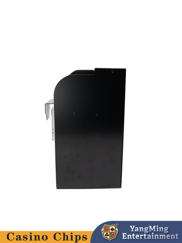 Quality Newly Launched Black Stainless Steel Metal Poker Shuffler Baccarat Texas Hold'em Poker Game Shuffler factory