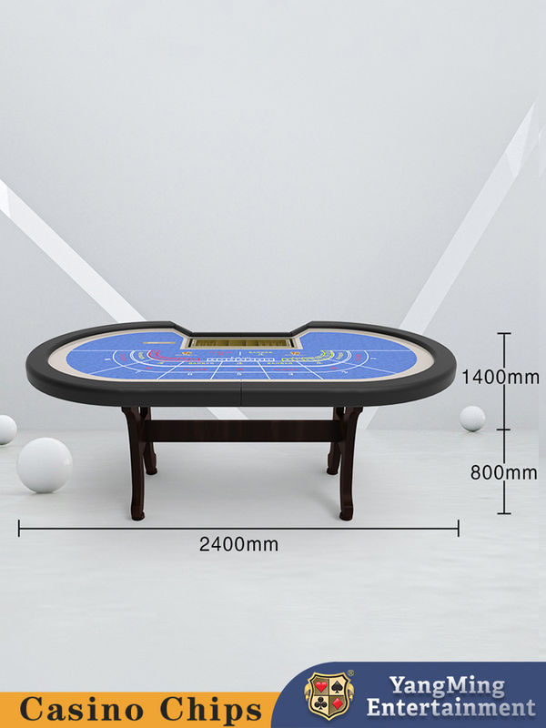 Jakość Baccarat I-Beam H-Leg Stolik składany Hazard Rozrywka Kluby rekreacyjne Poker Stolik gier fabryka
