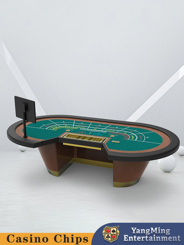 Qualité Vente chaude 8 personnes Table de poker classique Baccarat Casino Jeu de divertissement Table de poker usine
