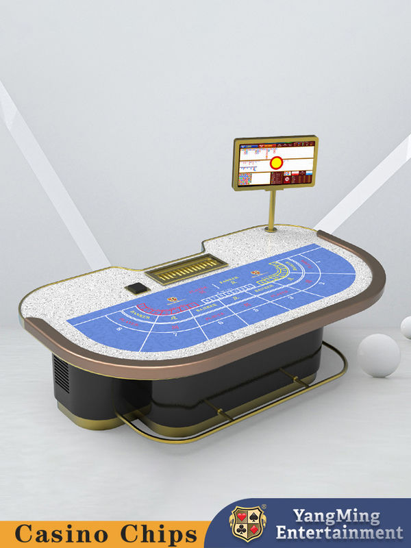 Jakość Hot Sale Club Customized Guard Rail Baccarat Stolik Rozrywki Wypoczynku Poker Game Table fabryka