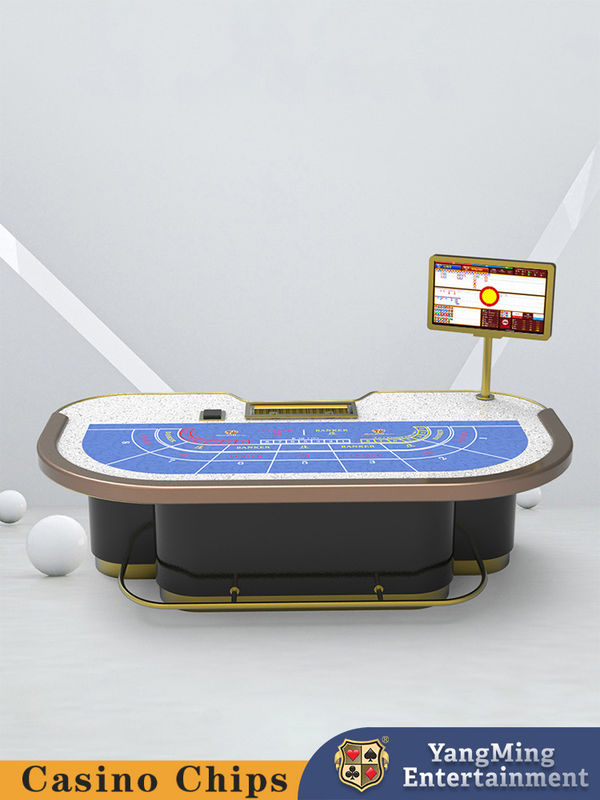 Jakość Hot Sale Club Customized Guard Rail Baccarat Stolik Rozrywki Wypoczynku Poker Game Table fabryka