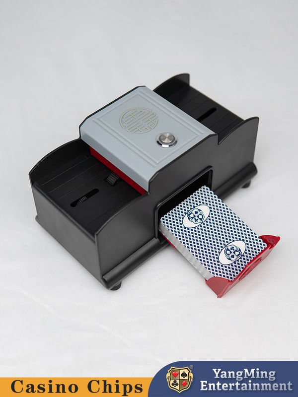 Quality New Launch 2 Deck Automatic Poker Shuffler Texas Baccarat Casino Poker Game Shuffler factory