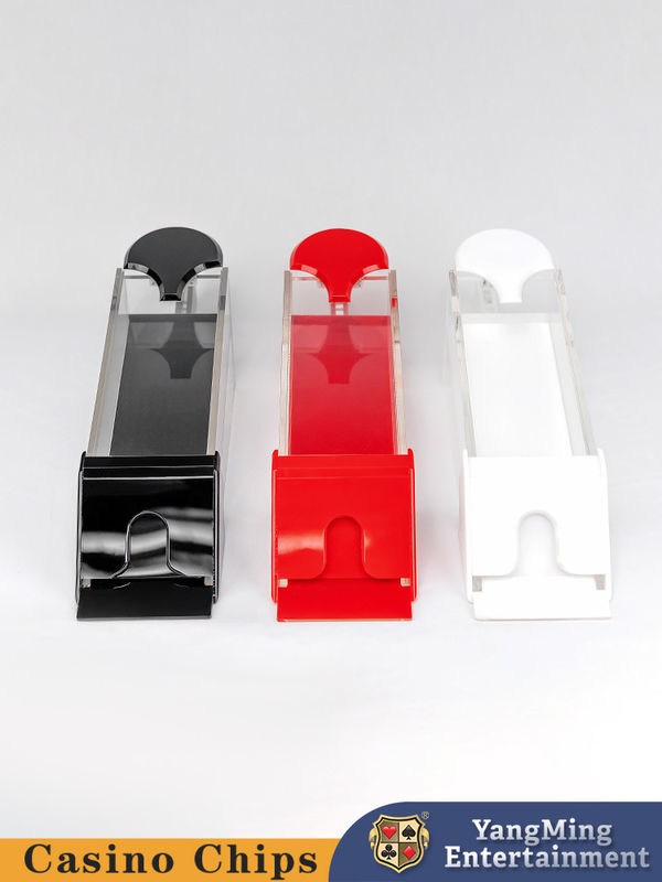 품질 아크릴 투명 8 덱 딜러 신발 카지노 클럽 포커 게임 테이블 톱 딜러 신발 공장