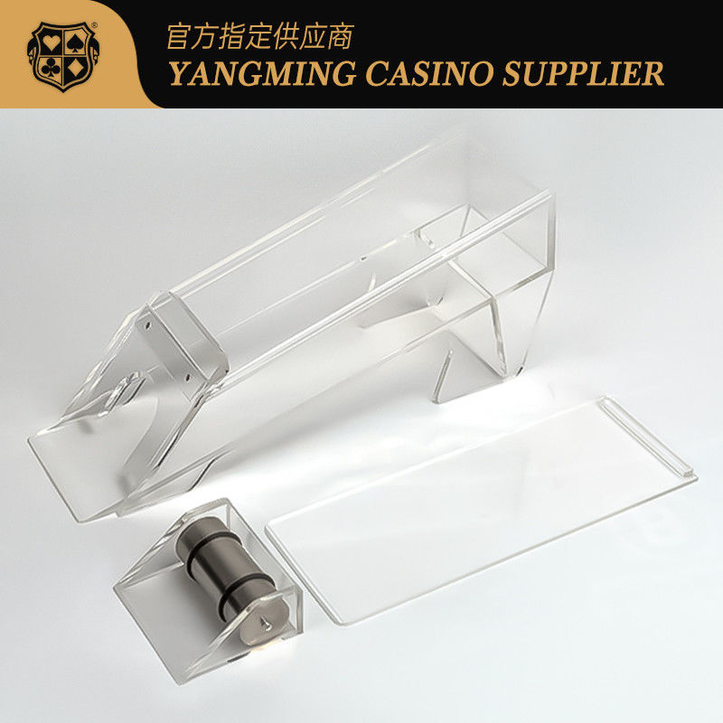Kualitas Pasokan Spot 8 Dek Sepatu Dealer Akrilik Transparan Kasino Baccarat Casual Game Poker Sepatu Dealer pabrik