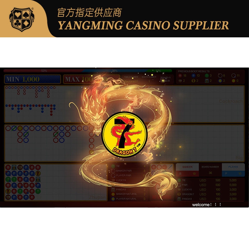 Qualidade Casino Poker Table Live Baccarat Lucky Six Sistema de software personalizável fábrica