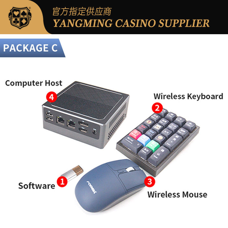 Calidad 678 Baccarat Sistema de póquer Baccarat Casino Club Juego de ocio Sistema de expediente fábrica