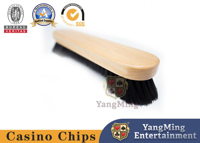 Jakość Oryginalna personalizacja Szczotka do czyszczenia kasyna w kolorze drewna Wodoodporny stół do gry w pokera fabryka