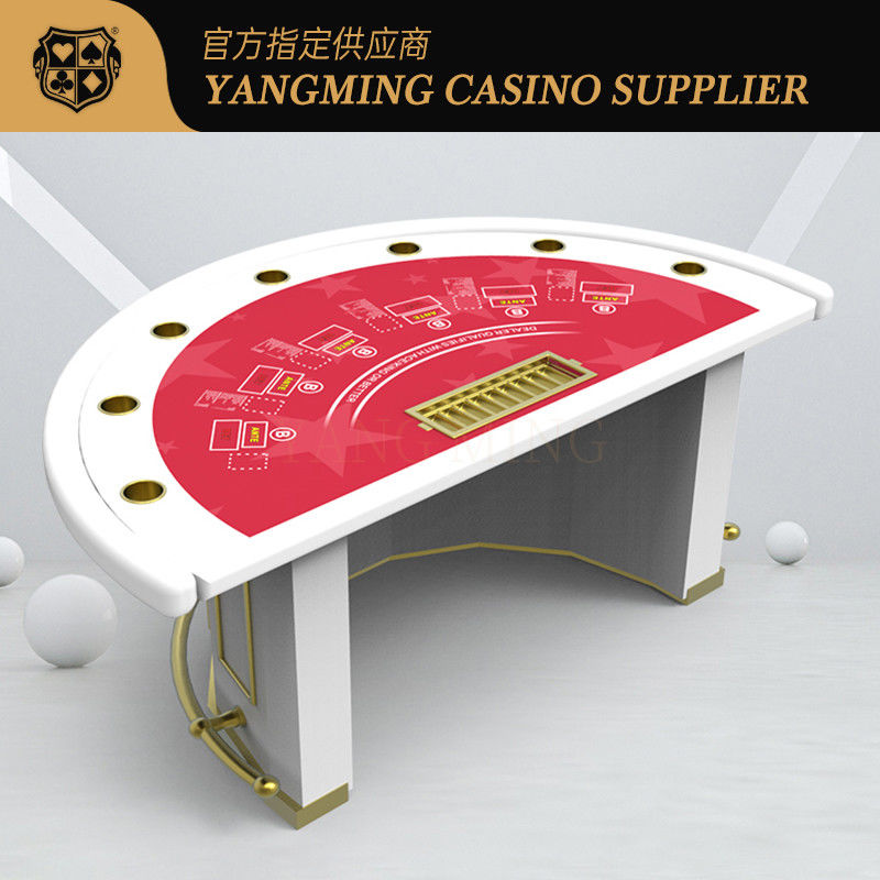 คุณภาพ ครึ่งกลม Bar Protector โต๊ะบลักแจ็ค คาสิโน โป๊กเกอร์ ผ้าโต๊ะ สีสามารถปรับแต่งได้ โรงงาน