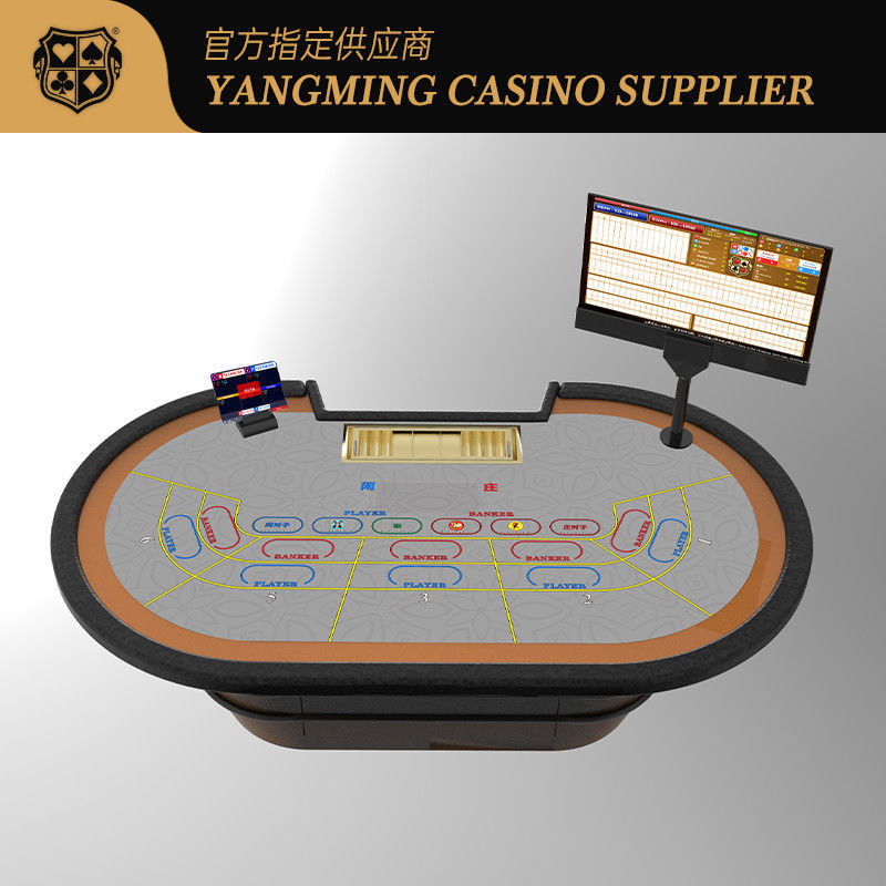 Jakość Zindywidualizowany czujnik chip Poker Casino Baccarat Casual Entertainment Poker Game Table fabryka
