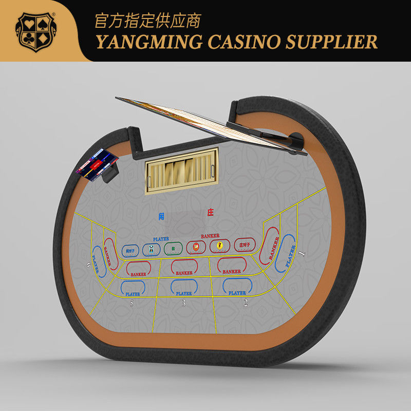 Ποιότητα Νέο σχεδιασμένο Smart RFID Chip Sensor Τραπέζι πόκερ Καζίνο Διασκέδαση Τραπέζι πόκερ εργοστάσιο