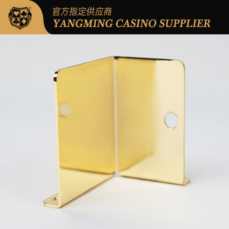 Quality Casino Custom 8 Deck Poker Plated Metal Poker Discard Holder Texas Baccarat Poker Game Tabletop Discard Holder factory