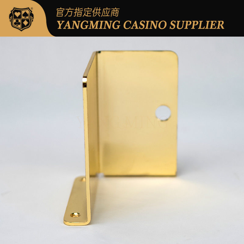 Quality Casino Custom 8 Deck Poker Plated Metal Poker Discard Holder Texas Baccarat Poker Game Tabletop Discard Holder factory