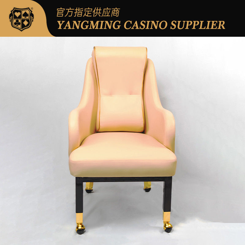 Ποιότητα Ξενοδοχείο Macau Wynn Προσαρμοσμένο Μπακαρά Τεξας Κλαμπ Καρέκλα Παίκτη με τροχούς εργοστάσιο