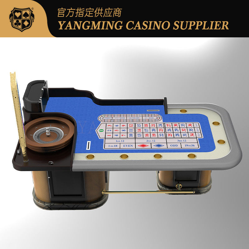 คุณภาพ ขายร้อน ดีลักซ์ คุณภาพสูง ไม้แข็ง 32 นิ้ว ปรับปรุง Treadle โต๊ะรูเล็ตสําหรับคาสิโน โรงงาน