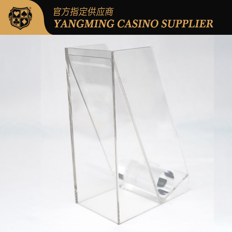 Jakość 8-płatowy przezroczysty akrylowy pokerowy zbiornik fabryka