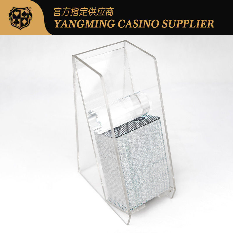 Kualitas Jual Grosir Penutup Acrylic Transparan untuk Permainan Poker Klub Judi Baccarat pabrik