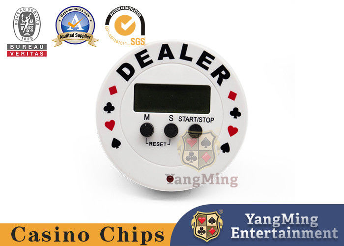 Chất lượng Texas Hold'em VIP Club International Competition Chiếc đồng hồ điện tử Vòng tròn Nhựa Zhuang Code Dealer Nhấn Countdown Timer Đặc biệt cho Casino nhà máy
