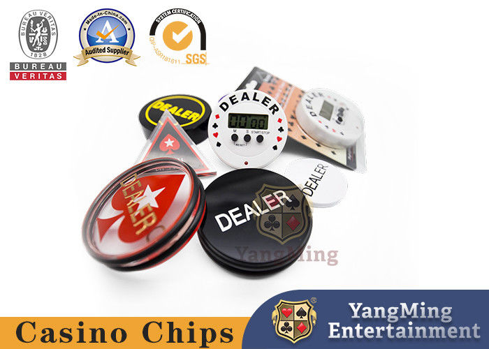 Jakość Fabryka Niestandardowy Texas VIP Klub Konkurencja Elektroniczny Plastikowy Timer Dealer Kod Odliczanie Timer Poker Stół Dzwonek fabryka