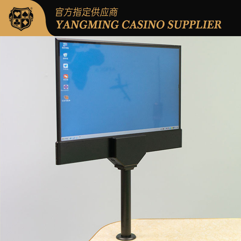 Quality Ultra Thin 27 Inch Baccarat Casino Table Software With Double Sided Display Screen In Gold factory