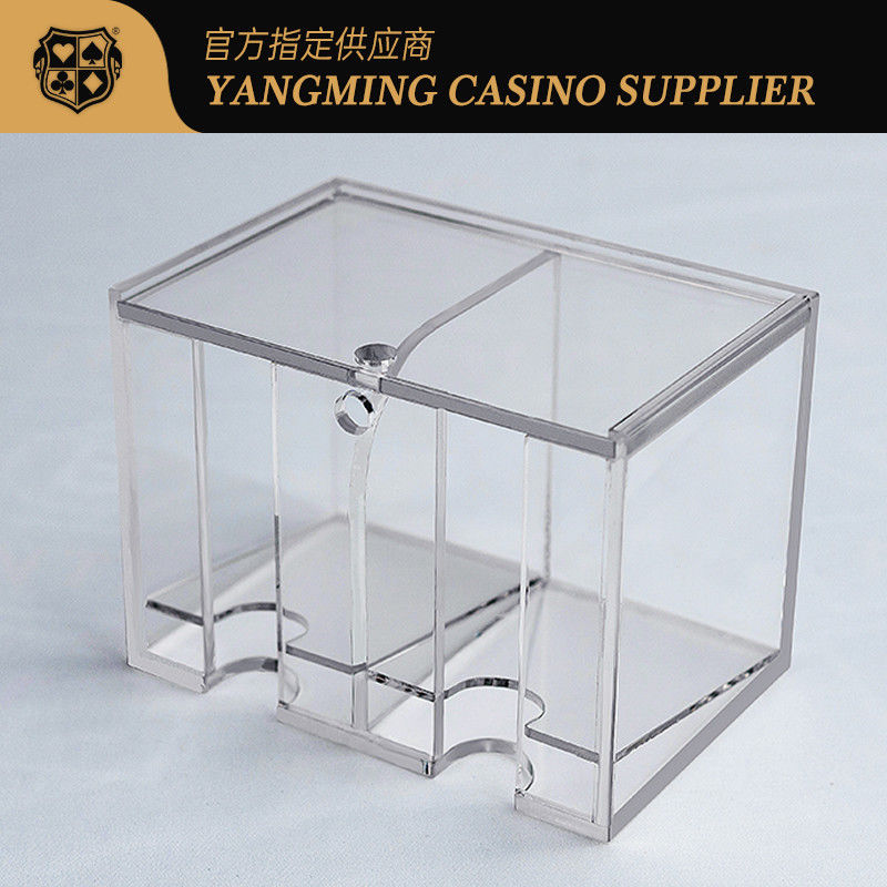Качество 8 палуб акриловый прозрачный держатель с верхней частью для игры в покер баккара фабрика
