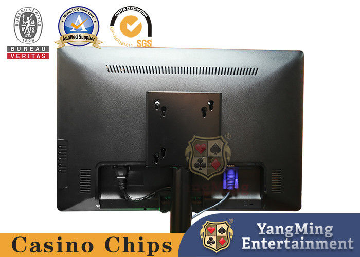 Kalite Casino Poker Masası Sistem Arayüzü Özel Ekran 22 İnç / 24 İnç Ofis Tasarımı Evrensel Geniş Ekran LCD Ekran fabrika