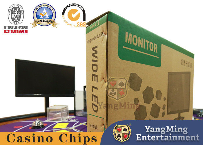 Kalite Casino Poker Masası Sistem Arayüzü Özel Ekran 22 İnç / 24 İnç Ofis Tasarımı Evrensel Geniş Ekran LCD Ekran fabrika
