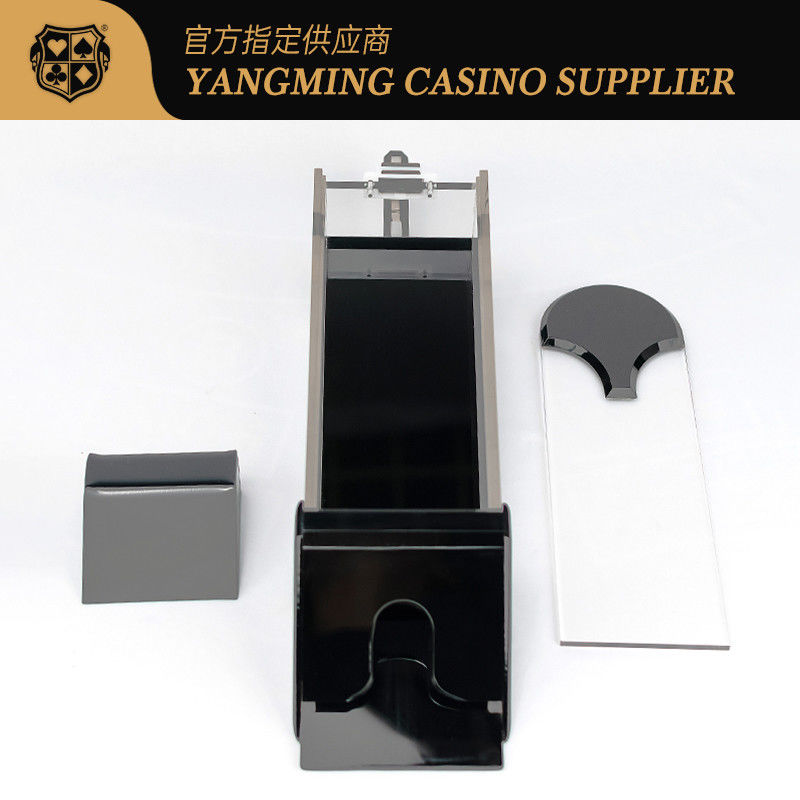 Calidad Baccarat Texas Casino Mesa 8 pares de acrílico espeso Mesa de juego distribuidor con 3 colores fábrica