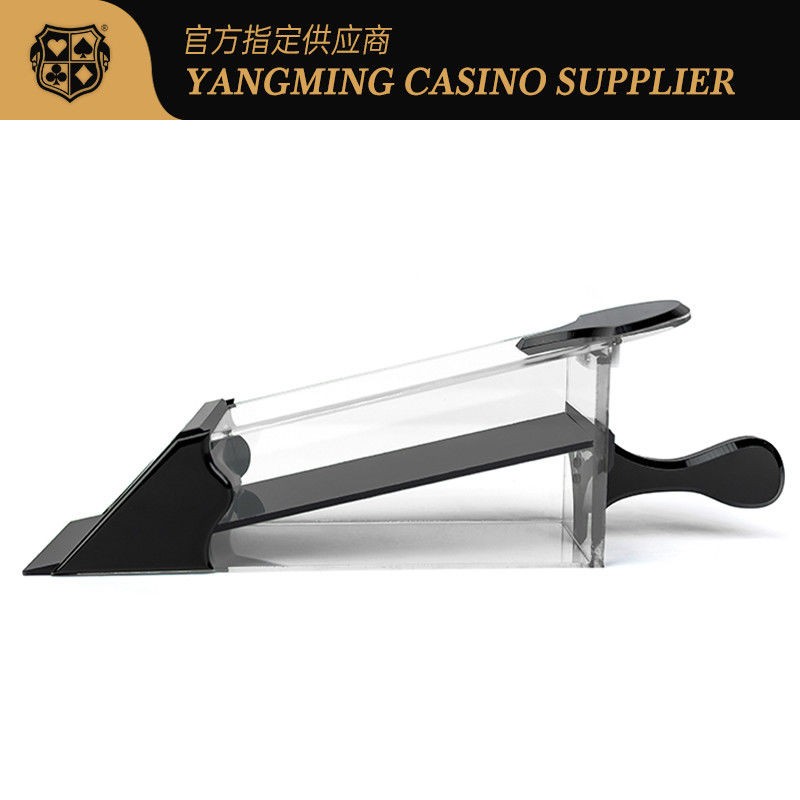 Calidad Baccarat Texas Casino Mesa 8 pares de acrílico espeso Mesa de juego distribuidor con 3 colores fábrica