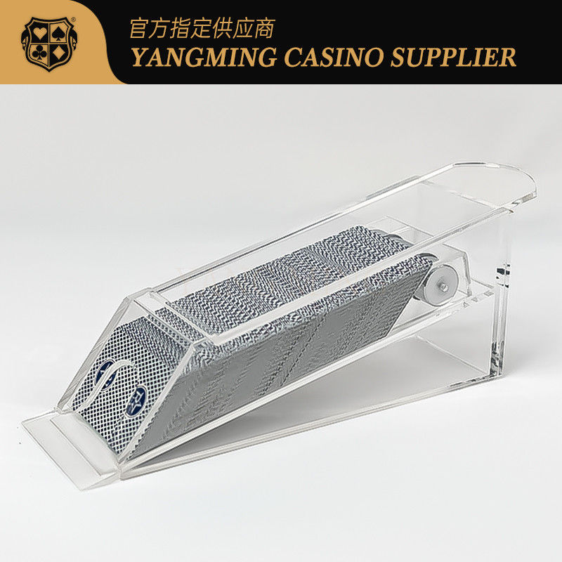 Qualité Chaussures professionnelles de 8 étages transparentes de grand concessionnaire chaussures acryliques de concessionnaire de poker pour le jeu usine