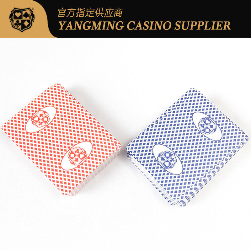 Quality Durable Black Core Paper Playing Cards Casino Baccarat Tabletop Game Playing Cards factory