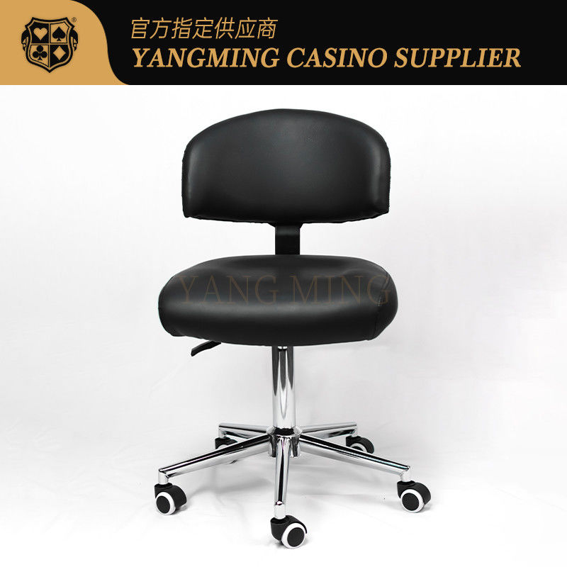 Качество Высококачественный черный лотерейный стул Баккара Казино Развлекательные продукты Покер Игорный стол стул фабрика