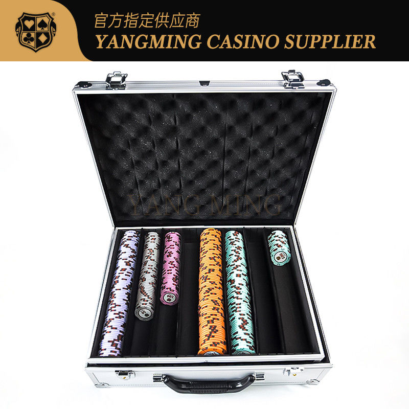 Quality 300-760pcs Poker Chips Carrier Aluminum Alloy Security Lock Casino Chips Box factory