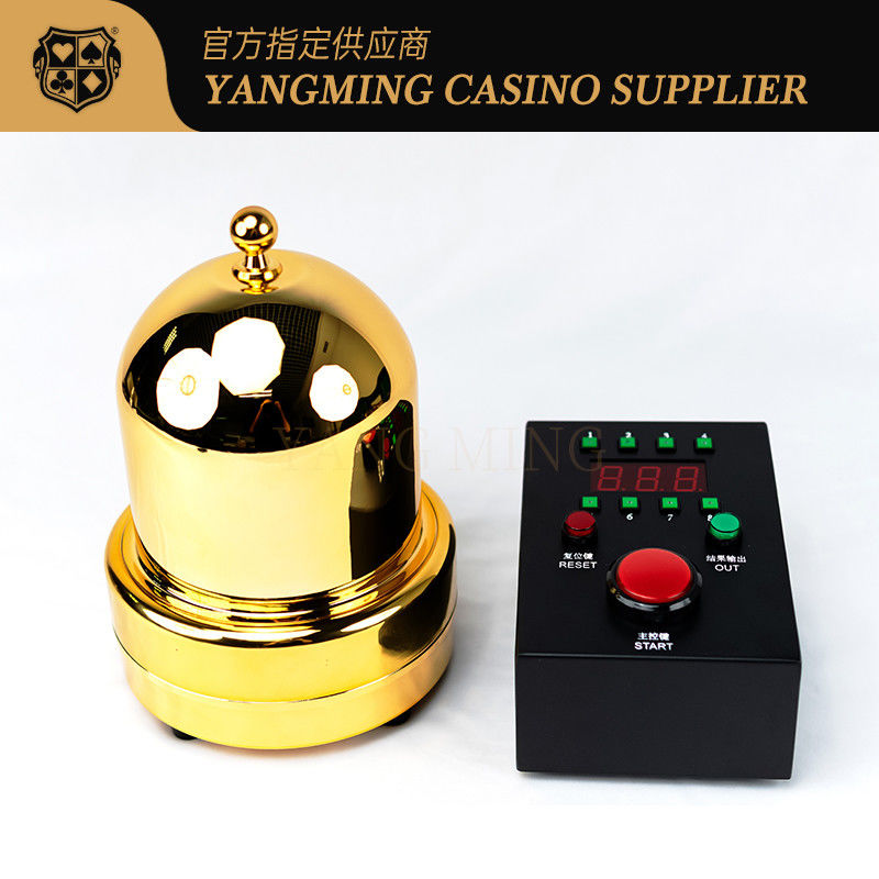 Qualità Macao Casinò Automazione Giochi di casinò Accessoio Oro Inossidabile Elettricità SI BO Gioco d'azzardo Tabe Giochi a dadi Cup Shaker fabbrica