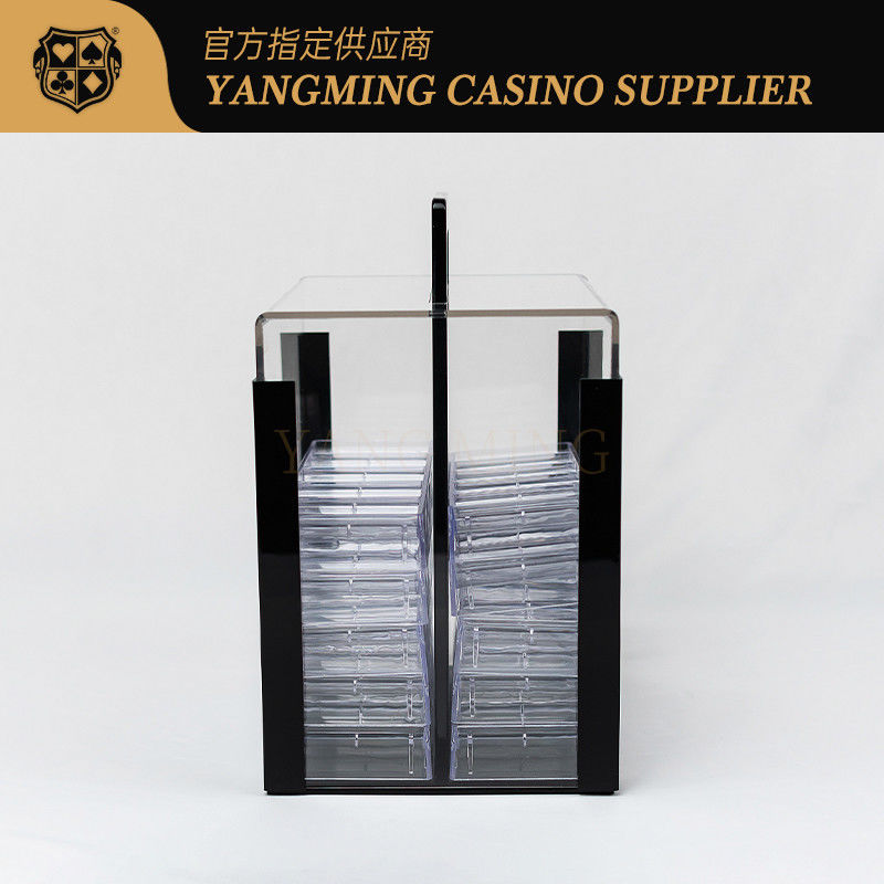Jakość Zmodernizowany przezroczysty akrylowy 1000 chip poker Chip Case dla Baccarat Casino Gaming Chip Organizer fabryka