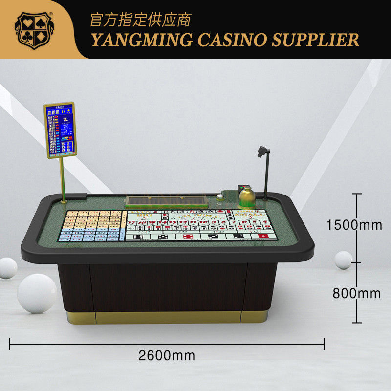 Qualität Hochwertige angepasste elektrische Sic Bo Tisch Casino Club Poker Spiele Sic Bo Tisch Fabrik