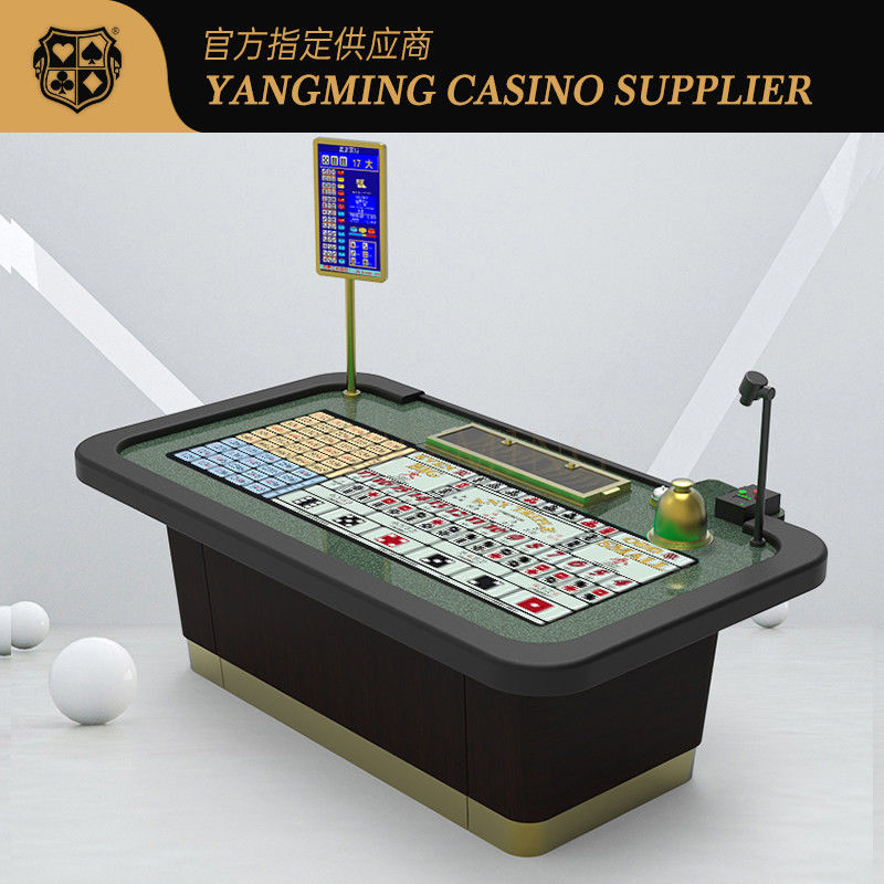 Jakość Profesjonalny projekt Elektryczny Craps Stół Niestandardowy model nadaje się do klubu hazardowego fabryka