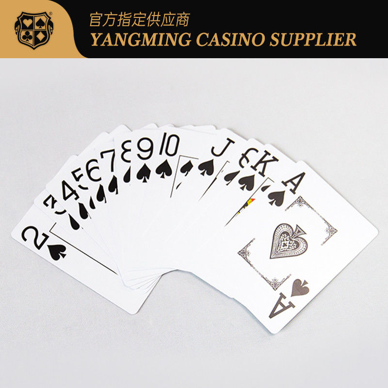 Qualità 100% PVC impermeabile Texas Hold'em Poker carte da gioco 88 * 63mm Deck Rosso Blu Colore Gambling carte di plastica fabbrica