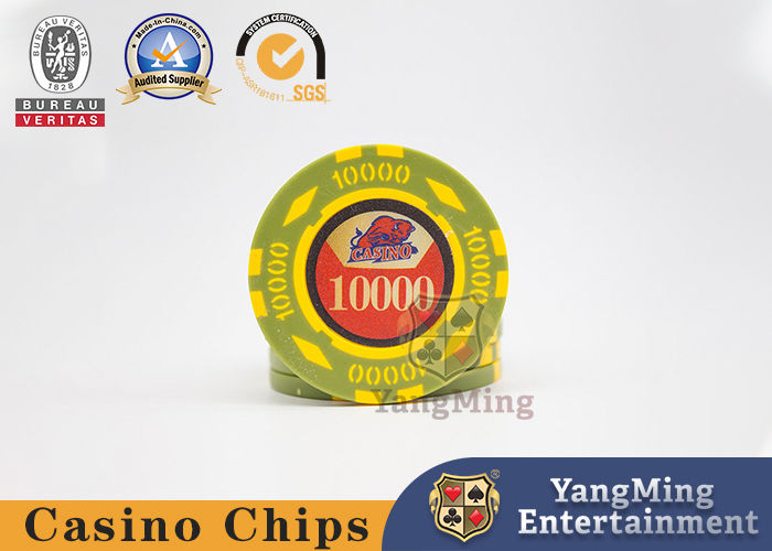 Kwaliteit Clay Poker Chip 12g Casino Table Texas Table Club Game Gambling Chip Set UV Anti-Falsificatie fabriek