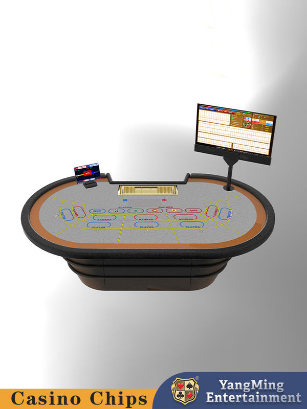 Quality Luxury Upgraded Smart Chip Induction Poker Table Player Tablecloth Design Customized factory