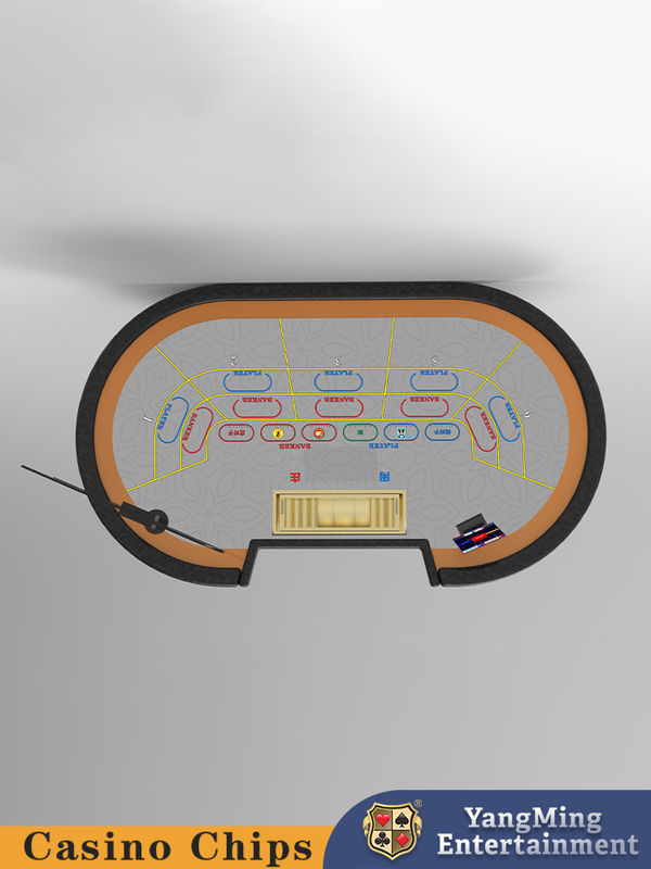 Calidad Diseño personalizado de mantel de mesa de póquer con inducción de chip inteligente mejorado de lujo fábrica