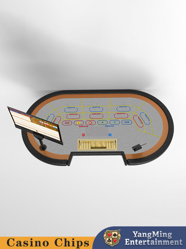 Quality Factory Customized Intelligent RFID Chip Sensor Poker Table Table Casino Baccarat Casual Game Poker Table factory